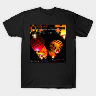 Night flight at the fiesta poster work A T-Shirt